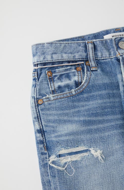 Moussy Hammond High Rise Skinny Jean In Light Blue In Light Blue