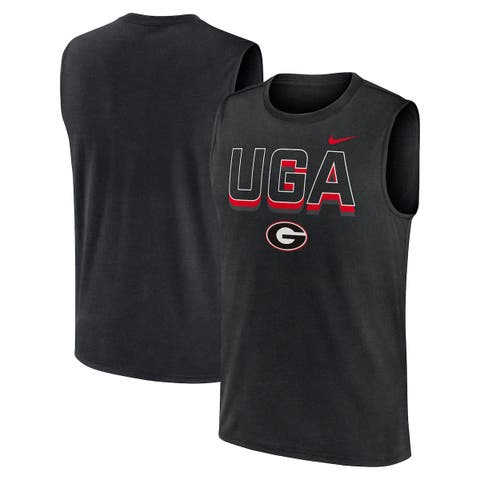 Men's Nike Black Georgia Bulldogs Primetime Tricode Legend Performance Tank Top