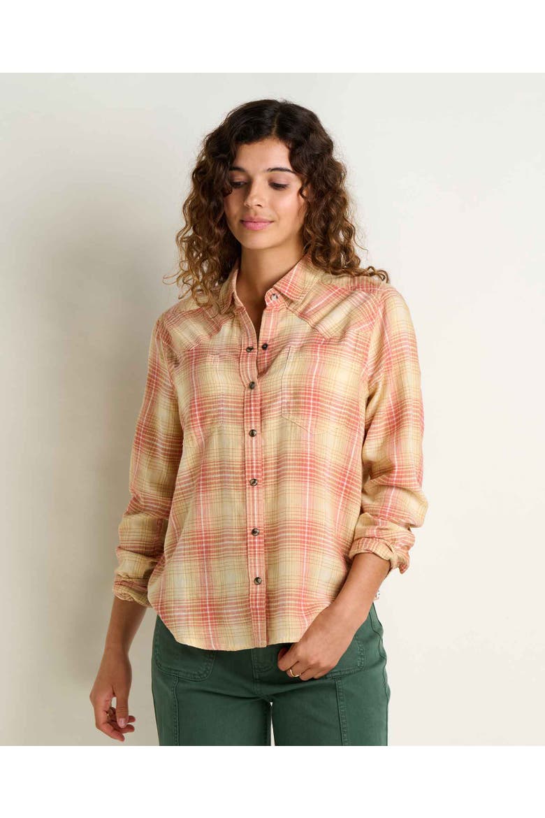 Re-Form Western Long Sleeve Shirt, Main, color, Barley Pattern