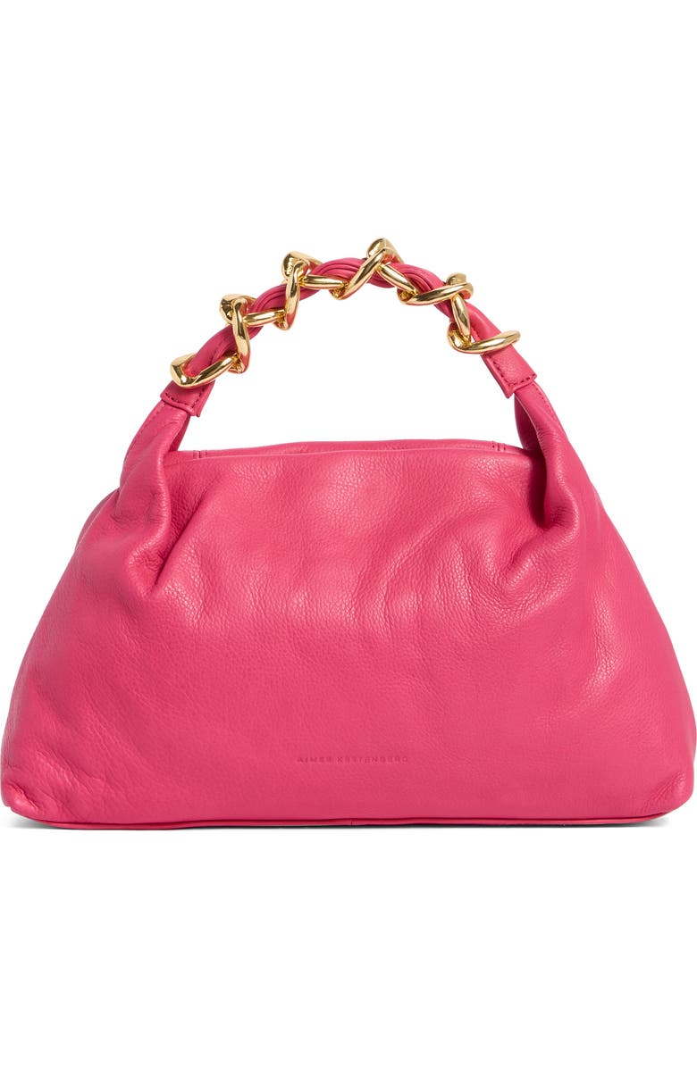 AIMEE Glow Top Handle Handbag, Main, color, Raspberry Sorbet