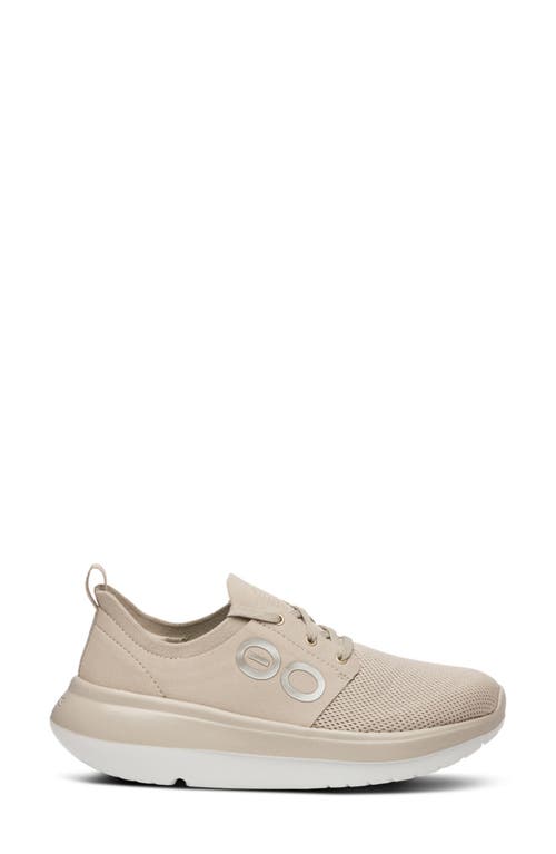 Oofos Oomy Stride Sneaker In Brown