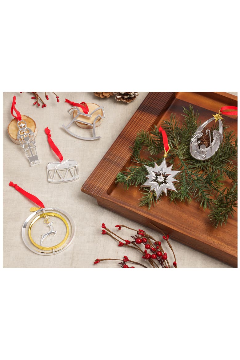 The Holy Family Ornament, Alternate, color, SILVER