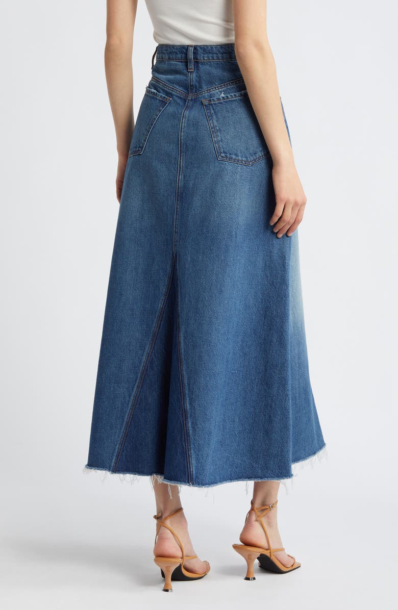 FRAME The Dorothy Denim A-Line Skirt, Alternate, color, Slowpoke