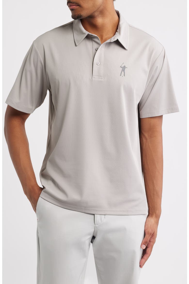 Signature Solid Golf Polo, Main, color, OPAL GREY