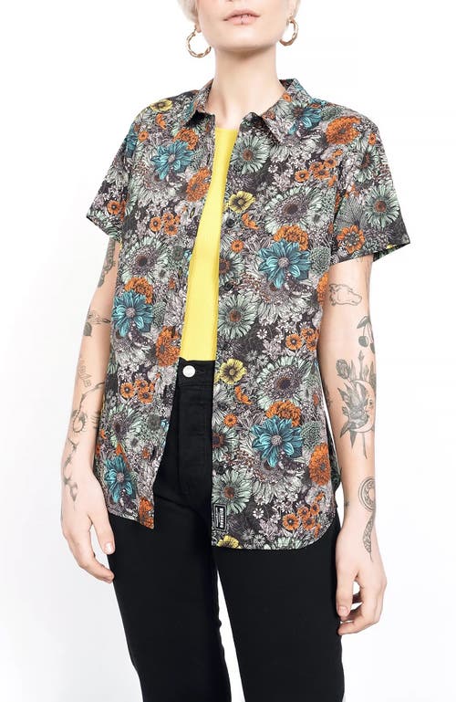 WILDFANG The Essential Button Up in Garden Multi 