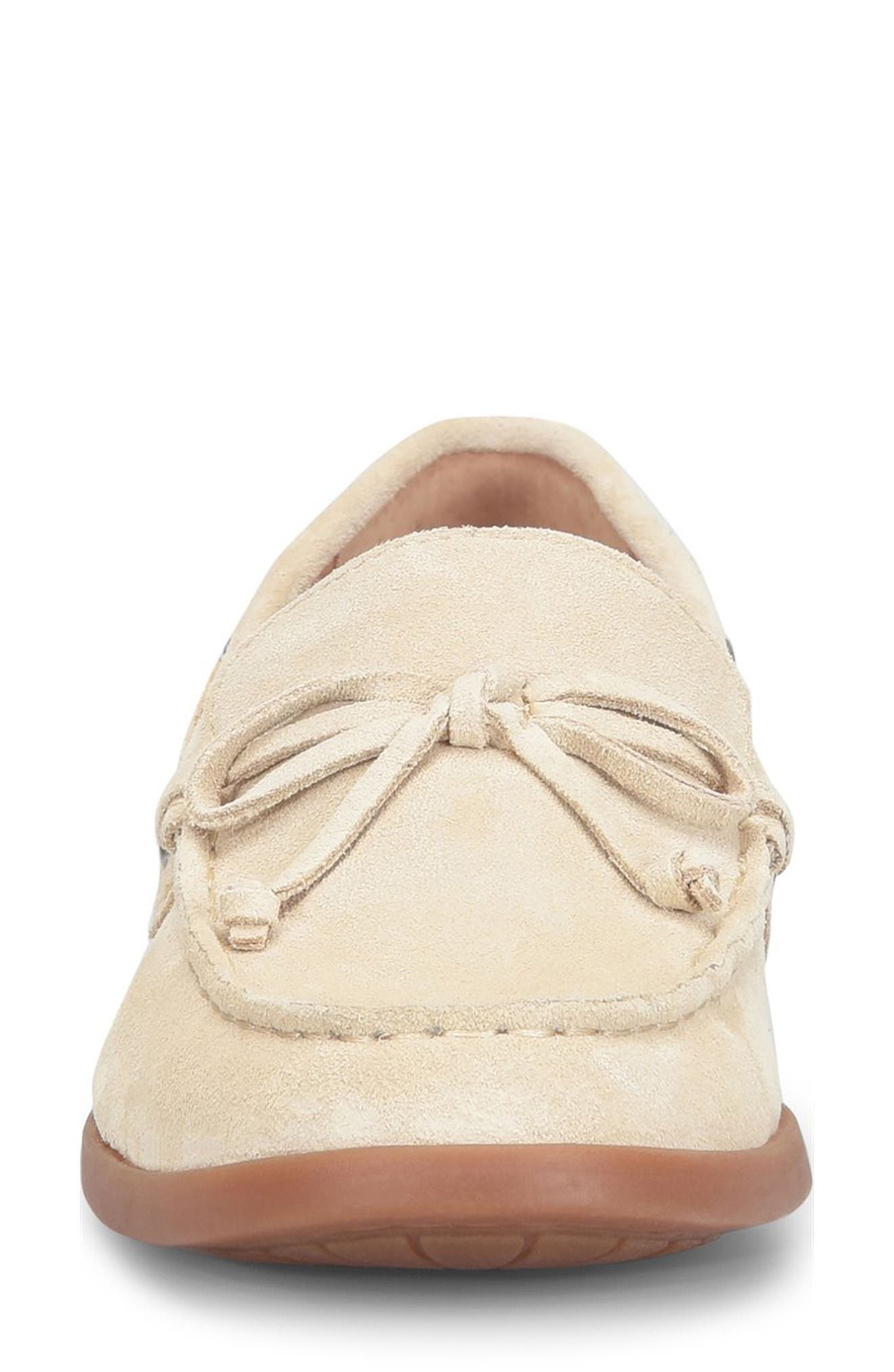 Callie Boat Shoe, Alternate, color, CREAM SUEDE