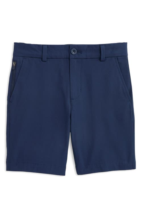 Vineyard Vines Kids' On-the-go Performance Shorts In Blue