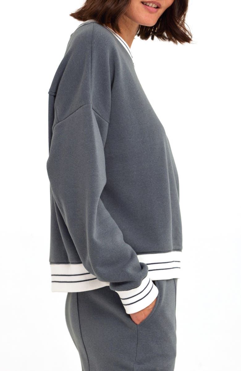 Threads 4 Thought Triblend Fleece Sweatshirt, Alternate, color, Raindrop/ Stargazer