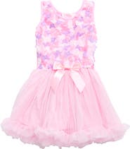 Popatu Kids' 3D Butterfly Pettidress
