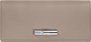 Longchamp Le Roseau Leather Continental Wallet