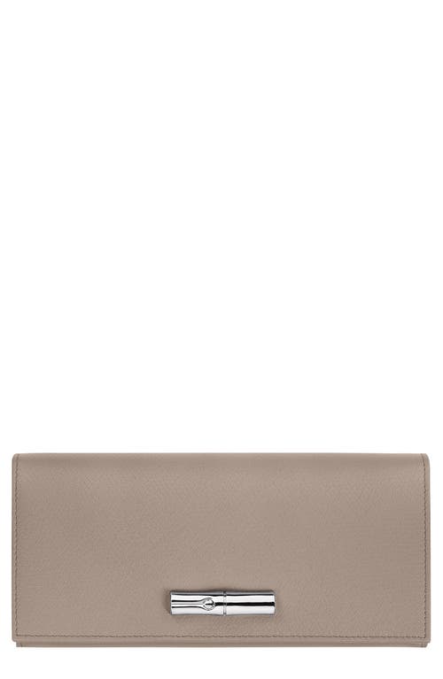 LONGCHAMP LONGCHAMP LE ROSEAU LEATHER CONTINENTAL WALLET