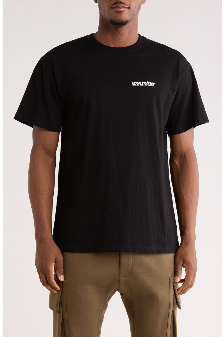 Eye See Graphic T-Shirt, Main, color, BLACK