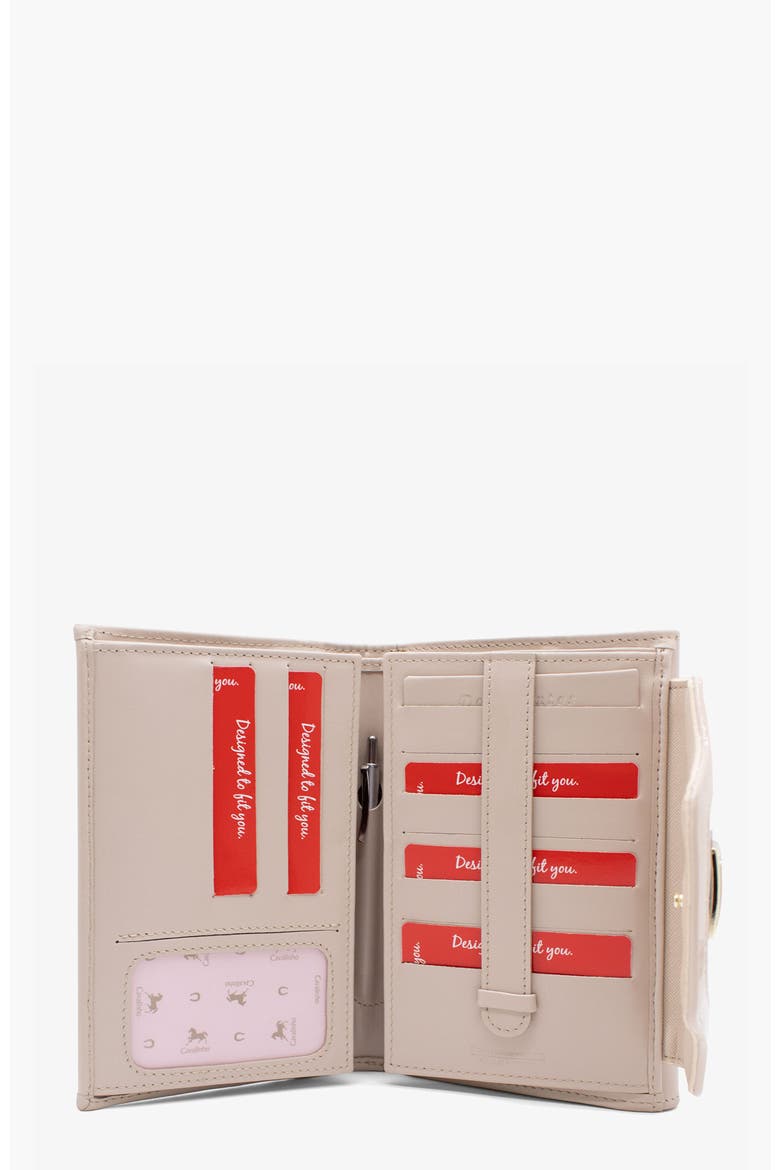 Radiance Wallet 205, Alternate, color, Light Blue / Beige
