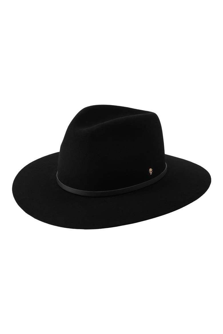 Claude Wool Fedora, Main, color, BLACK