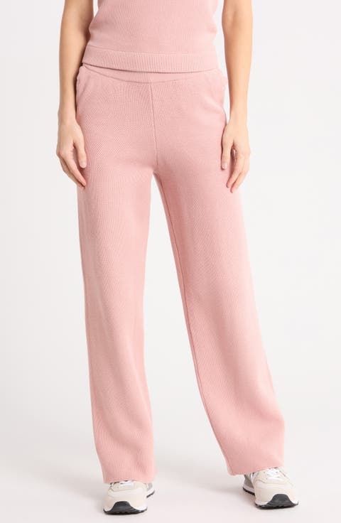 Chill Flow Straight Leg Sweater Knit Pants
