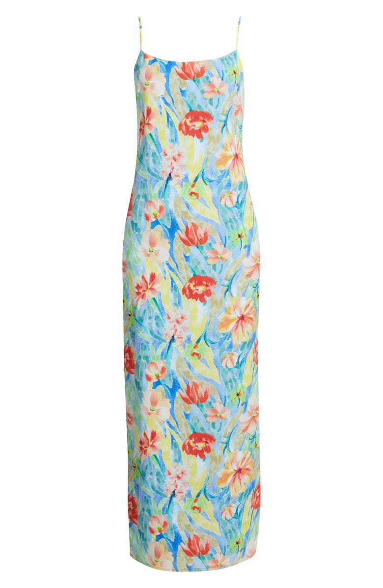 Sam Edelman Floral Scoop Neck Maxi Dress, Alternate, color, 