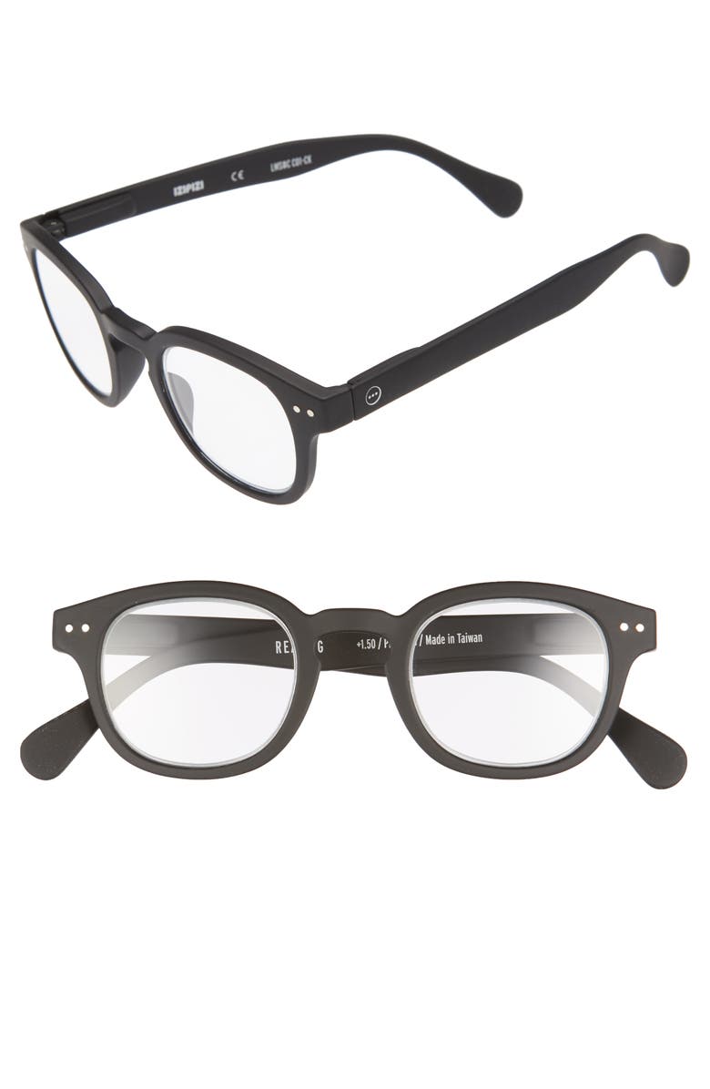 IZIPIZI #C 49mm Square Reading Glasses, Main, color, 