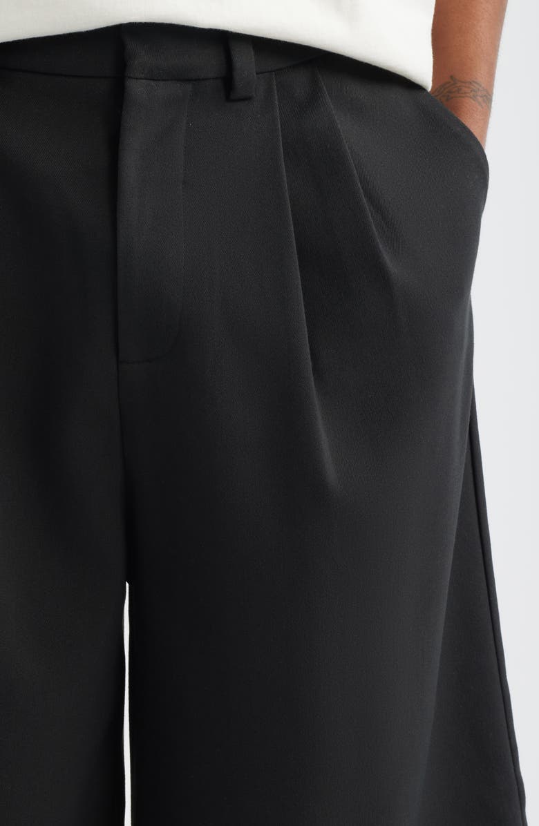 Elwood Formal Core Pleated Shorts, Alternate, color, Vintage Black