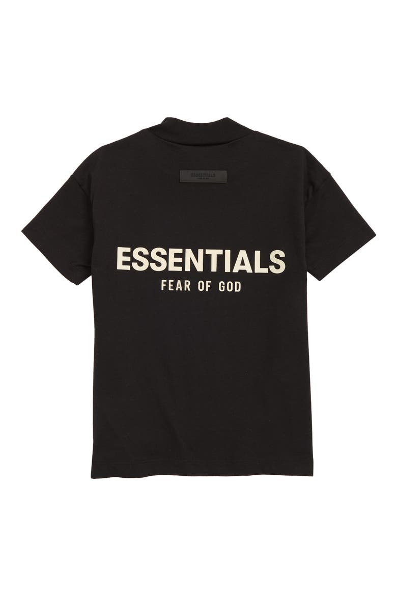 Kids' Logo Cotton T-Shirt, Alternate, color, STRETCH LIMO