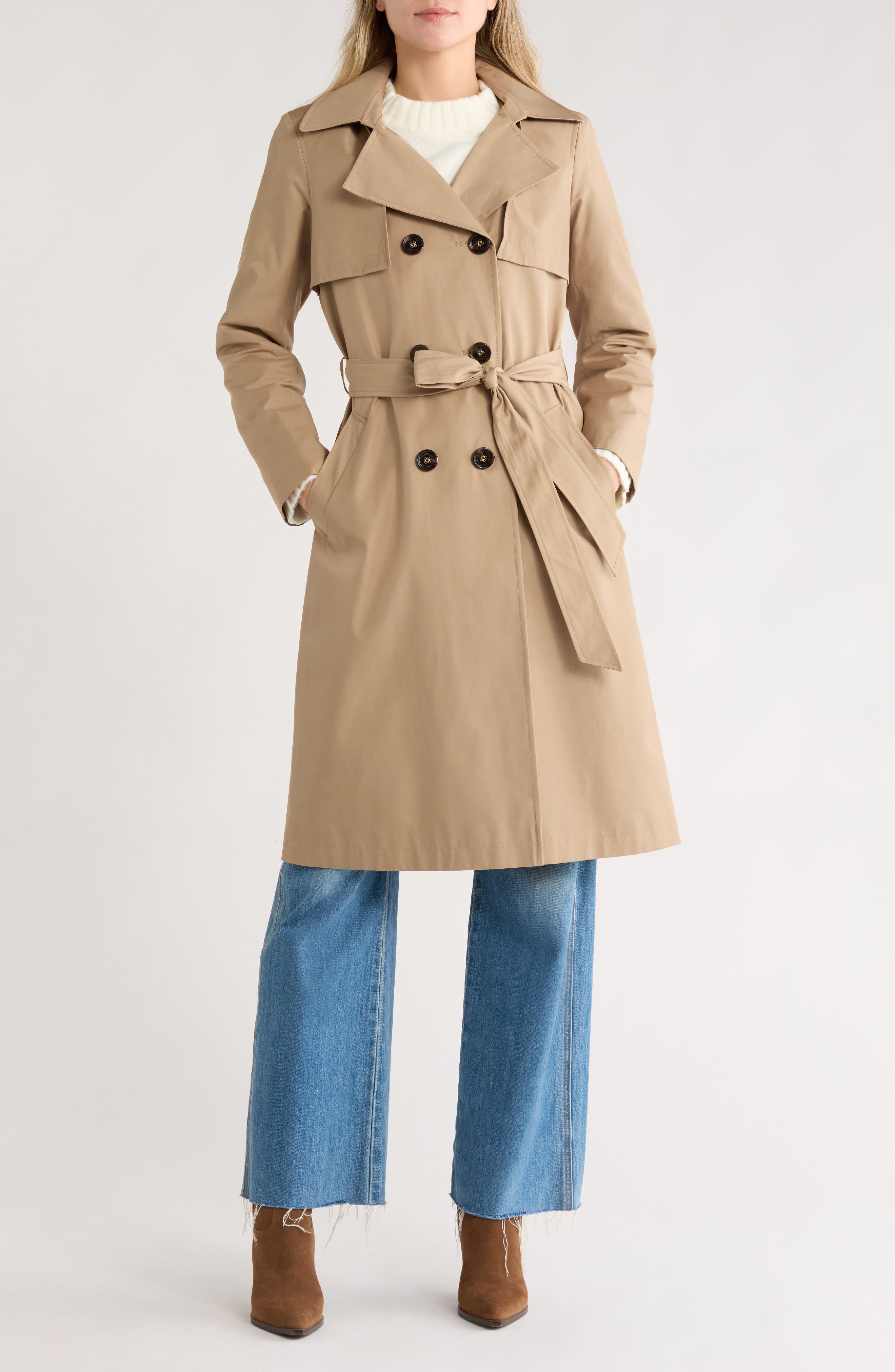 Sam Edelman Double Breasted Trench Coat