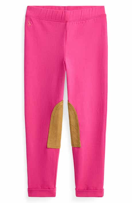 Kids' Stretch Cotton Riding Leggings
