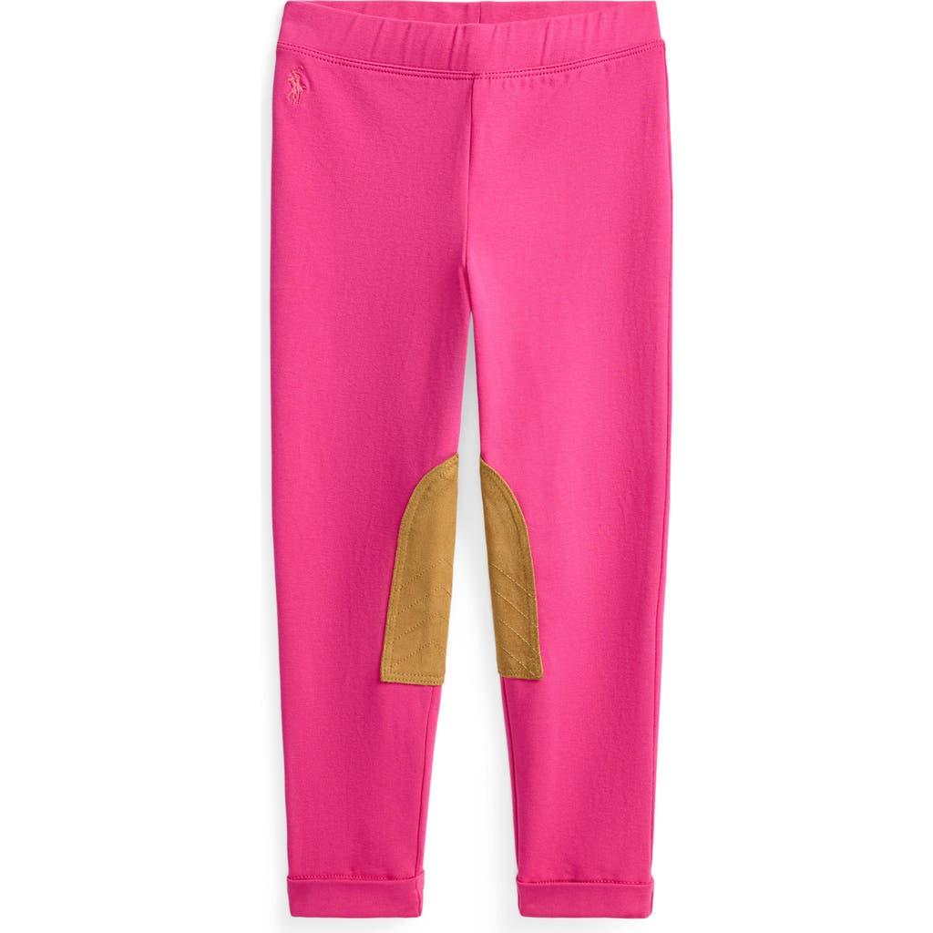 Polo Ralph Lauren Ralph Lauren Equestrian-inspired Jersey Legging In Pink