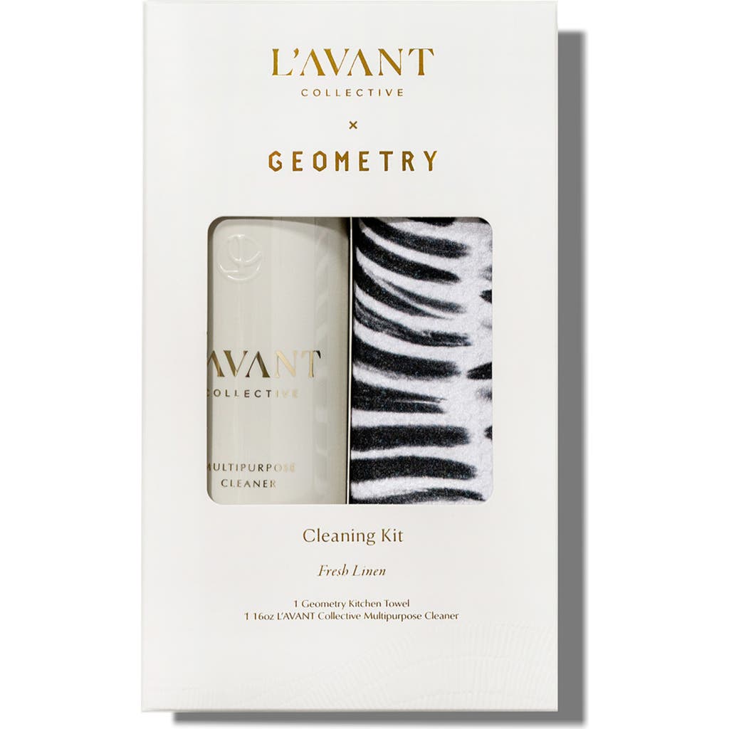 L'avant Collective X Geometry Cleaning Kit In White
