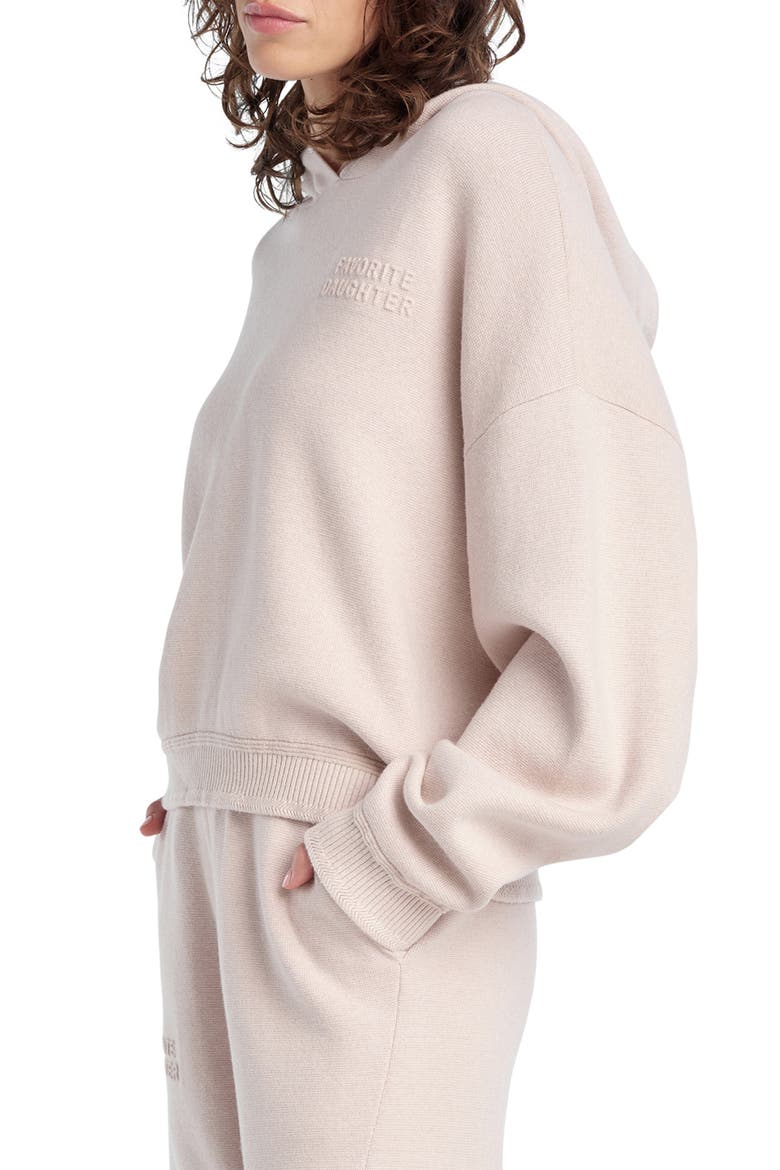 The Staying In Cotton & Cashmere Hoodie, Alternate, color, BLUSH PINK