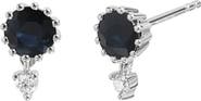 Bony Levy El Mar Diamond & Sapphire Stud Earrings