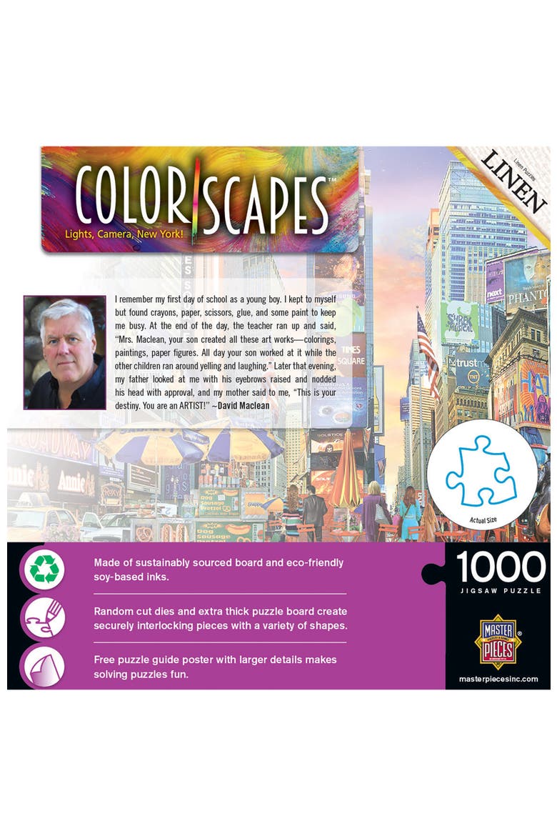 Lights, Camera, New York! 1000pc Puzzle, Alternate, color, Multicolor