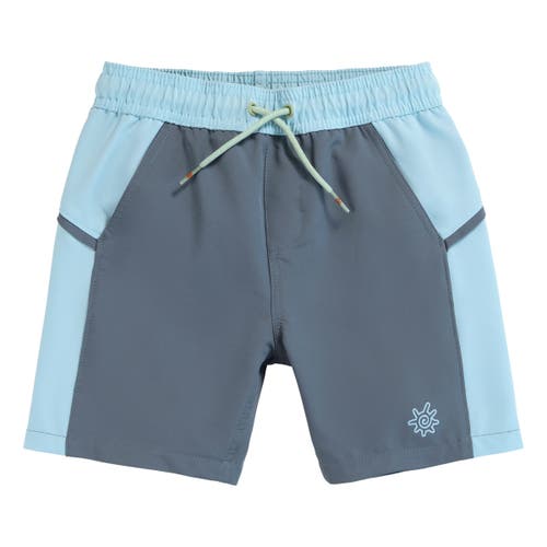 Uv Skinz Active Swim Trunks In Mirage/aquamarine