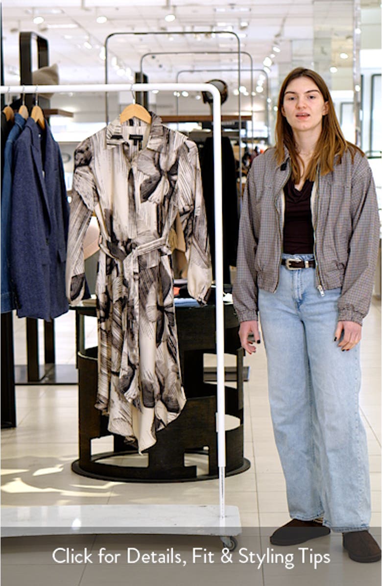 Tie Waist Shirt Dress, sales video thumbnail