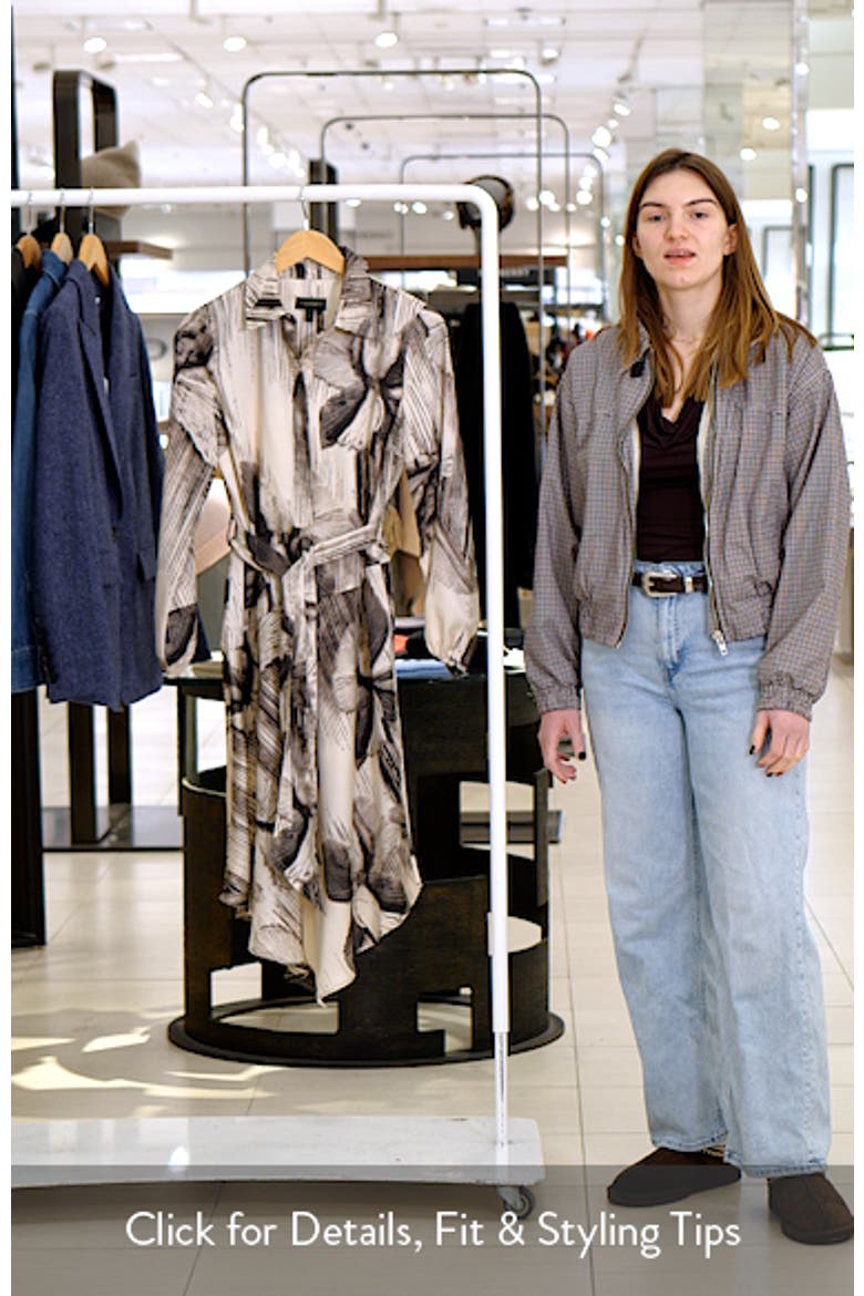 Tie Waist Shirt Dress video