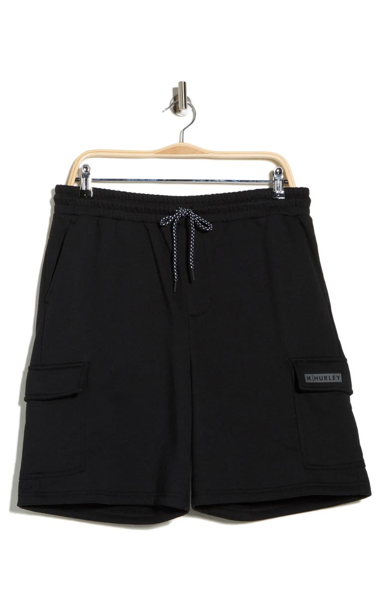 Hurley Activation Cargo Shorts, Alternate, color, Black