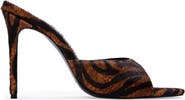BLACK SUEDE STUDIO Jazz 100 Fur Mule