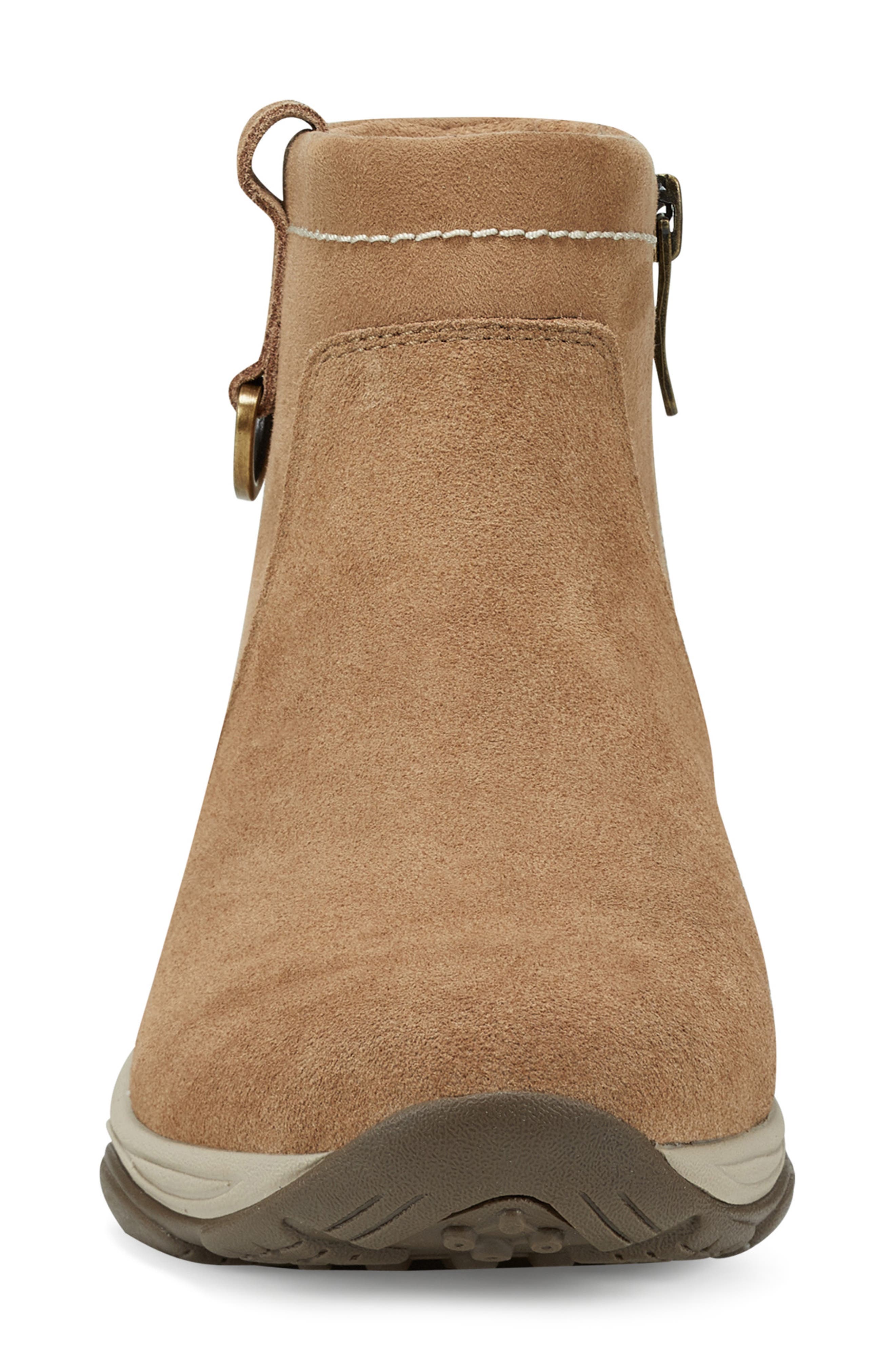 Elton Water Resistant Zip Bootie, Alternate, color, TAU01