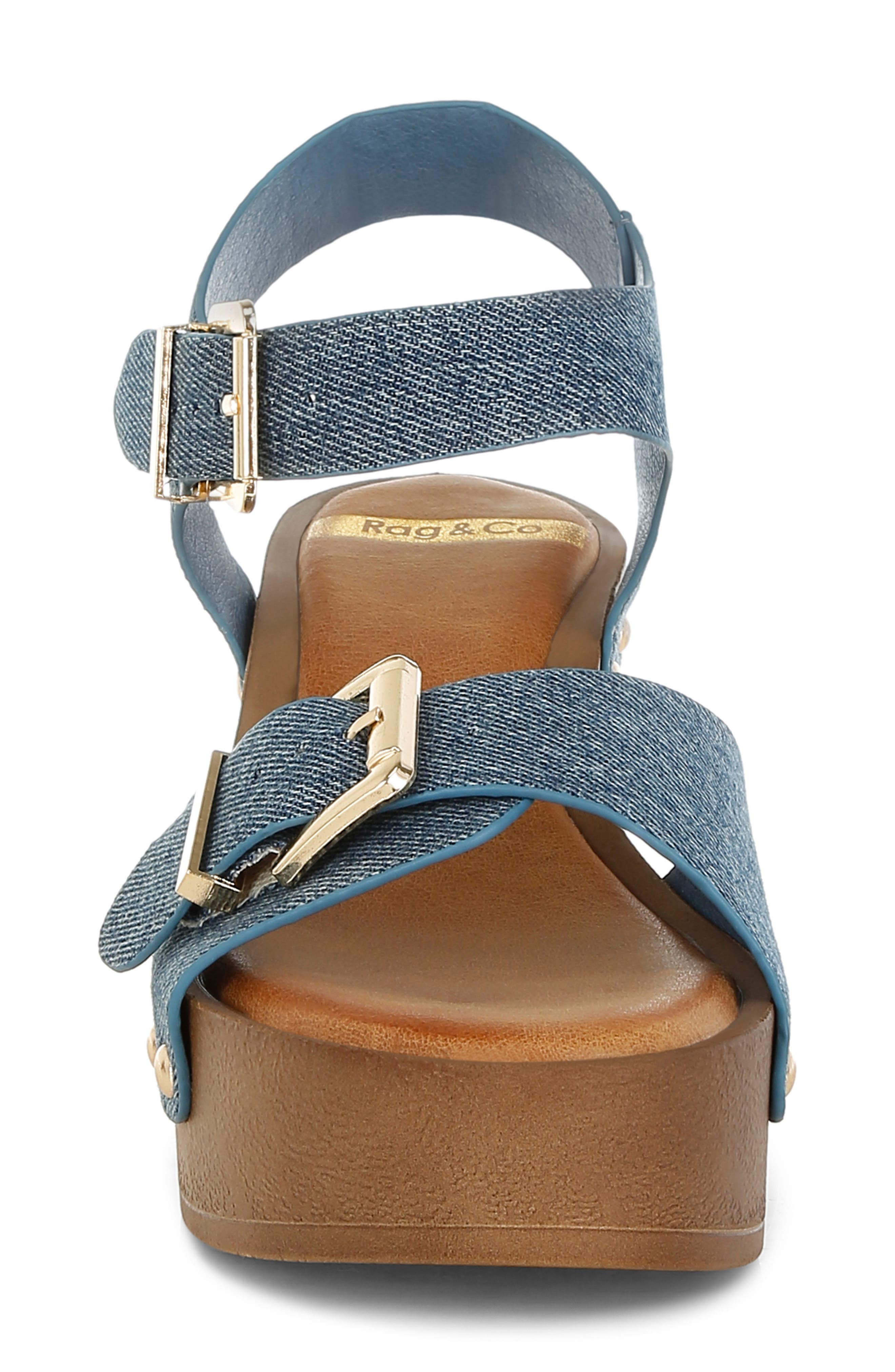 Rag & Co Vipasa Platform Sandal, Alternate, color, 