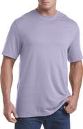 Harbor Bay by DXL Big & Tall Moisture-Wicking Jersey T-Shirt