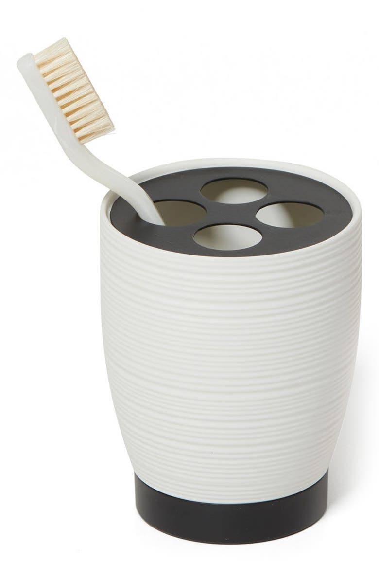 ROSELLI TRADING COMPANY Dubai Toothbrush Holder, Alternate, color, White