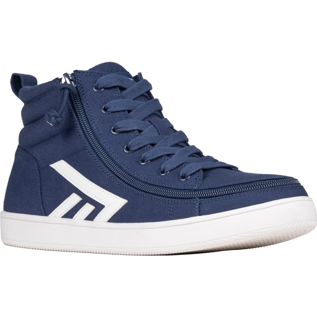 BILLY Footwear Classic High Top Sneaker in Navy/White  product