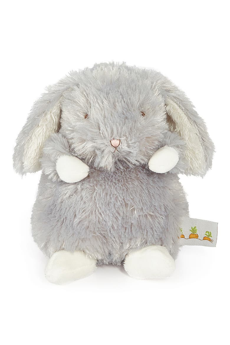 Wee Bloom Plush Bunny, Main, color, GREY
