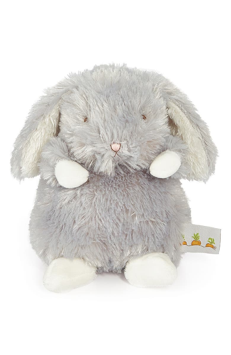 Bunnies by the Bay Wee Bloom Plush Bunny, Main, color, Grey
