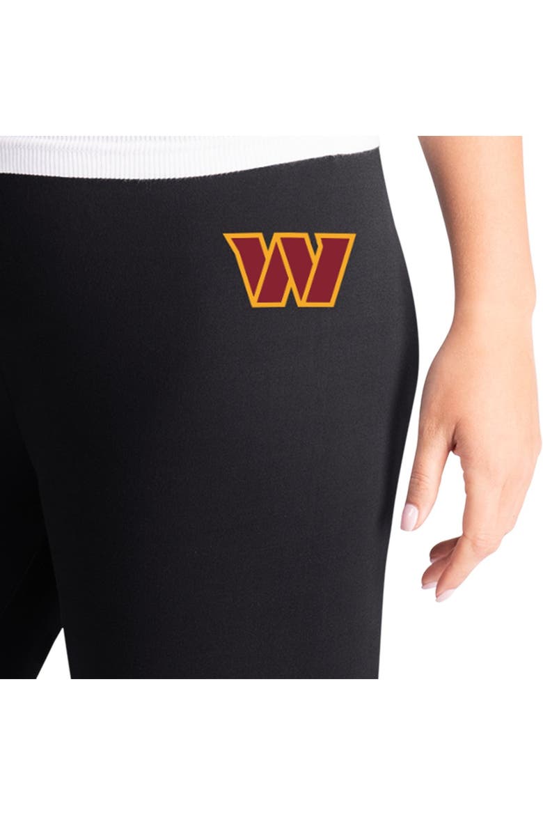 Women's G-III 4Her by Carl Banks  Black Washington Commanders Pregame Leggings, Alternate, color, Black