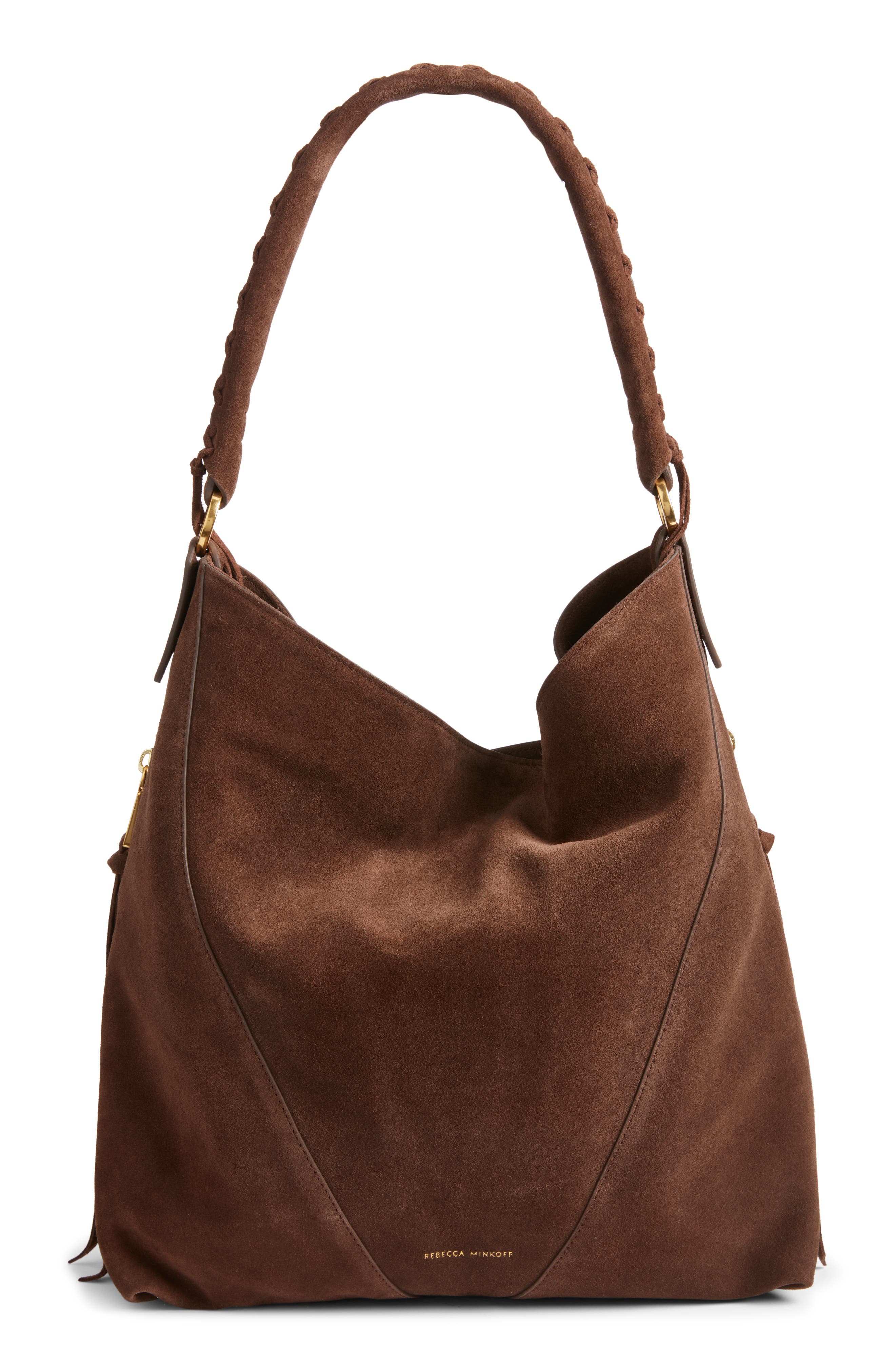 Rebecca Minkoff Mae Hobo Bag, Alternate, color, Maple Brown