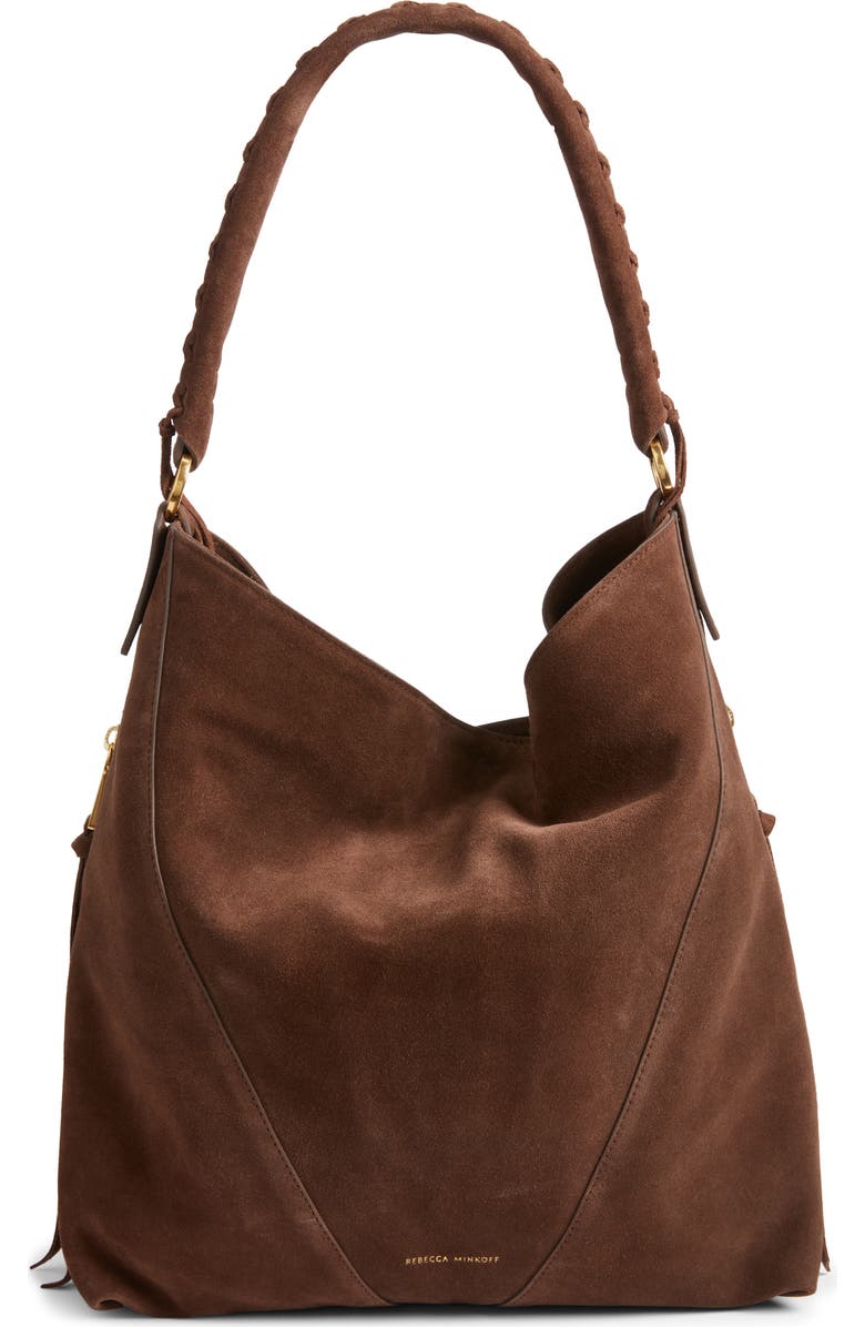 Rebecca Minkoff Mae Hobo Bag, Alternate, color, Maple Brown