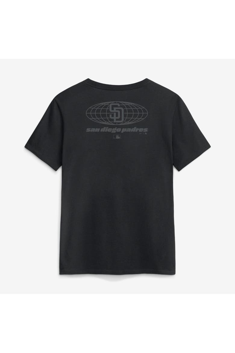 Women's Nike  Black San Diego Padres Globe Logo T-Shirt, Alternate, color, Black
