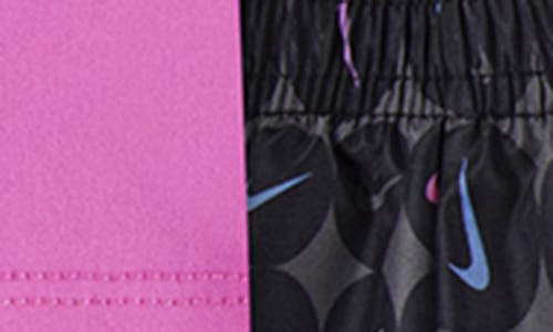 Nike Kids' Dri-fit Essentials Just Do It Sprinter T-shirt & Shorts Set In Pink