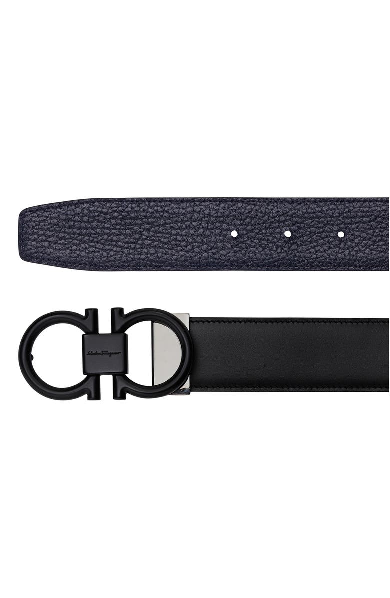 FERRAGAMO Salvatore Ferragamo Double Gancio Reversible Leather Belt, Alternate, color,
