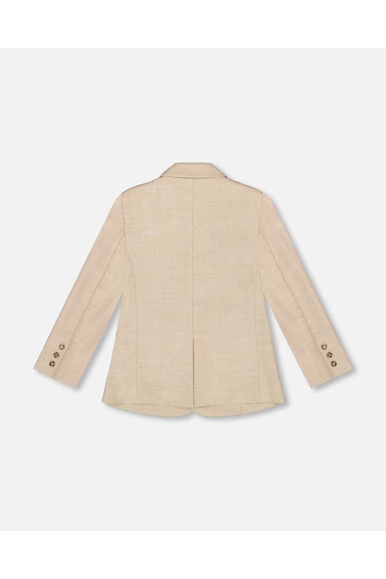 Two-button Tailored Cut Blazer, Alternate, color, Beige