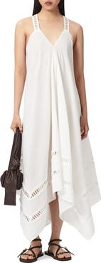 AllSaints Lil Handkerchief Hem Cotton Dress